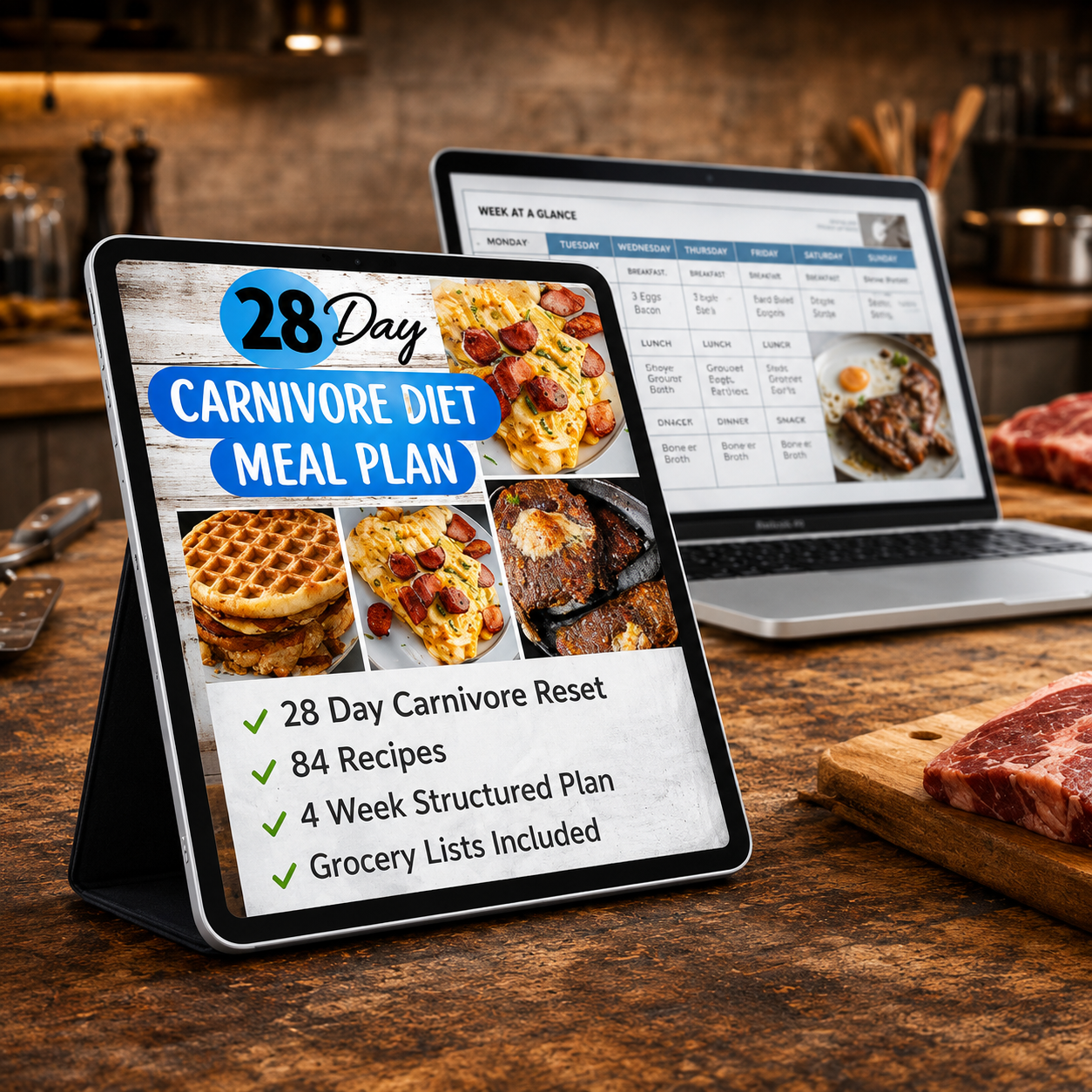 Carnivore Diet Blueprint – 28 Day Fat Loss Plan Without Calorie Counting