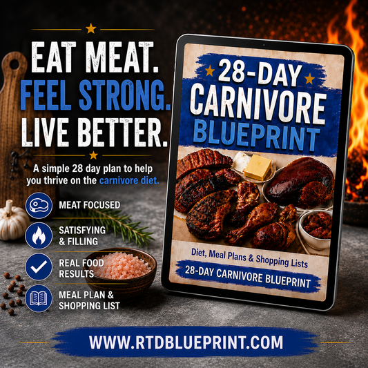 Carnivore Diet Blueprint Twenty Eight Day Plan Fat Loss Guide Without Calorie Counting Simple Approach Reset Button Solution Diet Fatigue Remedy Complete Meal System Sustainable Weight Management Confidence Building Program Lifestyle Change