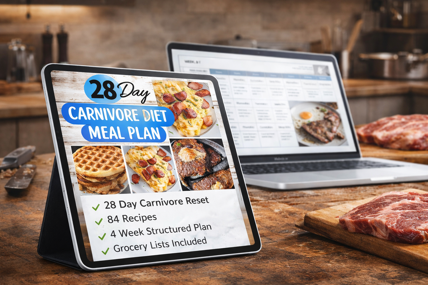 28 Days Carnivore Blueprint: Burn Fat. Build Muscle. Transform.