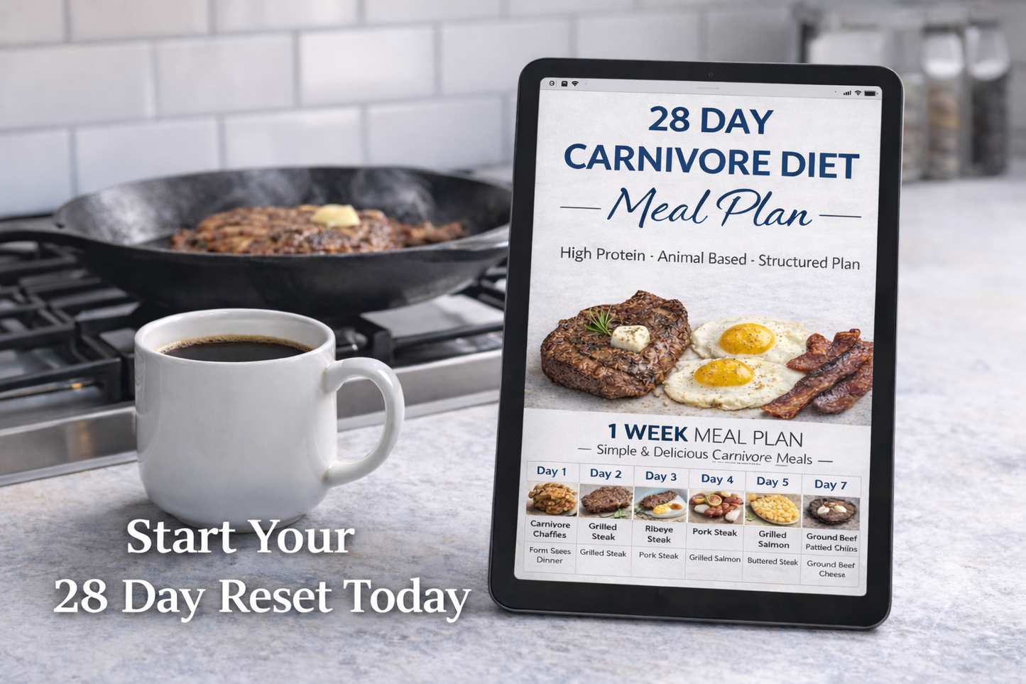 28 Days Carnivore Blueprint: Burn Fat. Build Muscle. Transform.