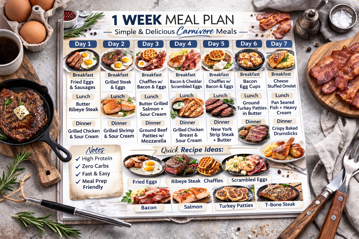 28 Days Carnivore Blueprint: Burn Fat. Build Muscle. Transform.